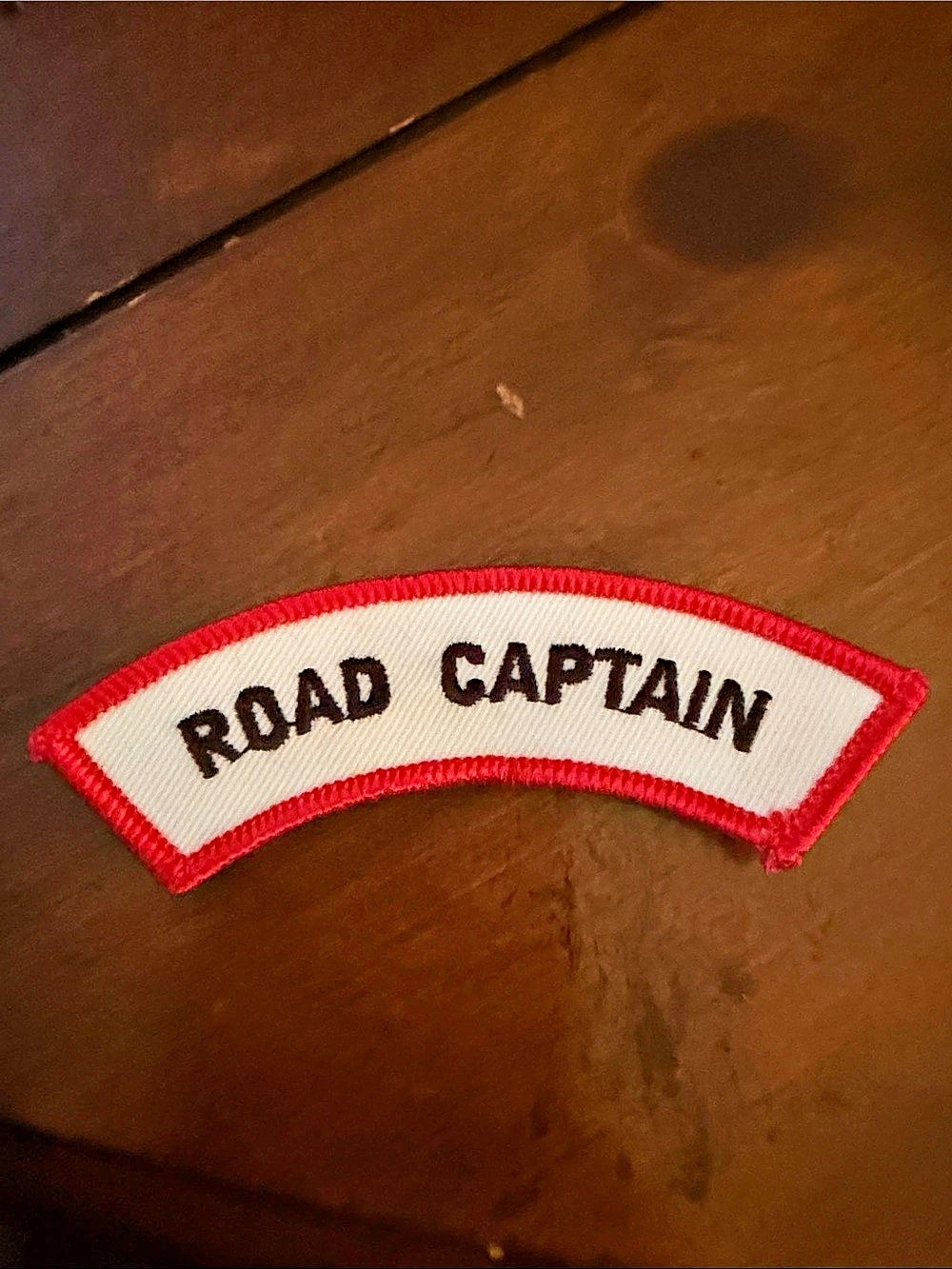 Road Captain Embroidered Patch